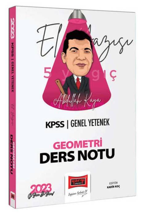 2023 KPSS Genel Yetenek Son Düzlük El Yazısı İle Geometri Ders Notu Yargı Yayınları