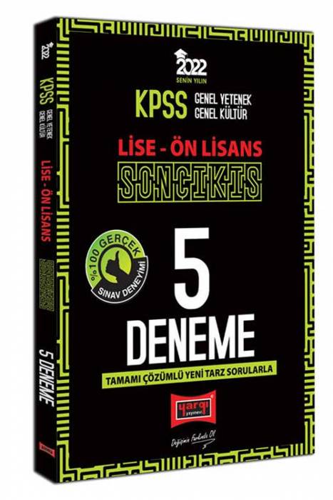 Yargı 2022 KPSS GY GK Lise Ön Lisans Son Çıkış Tamamı Çözümlü 5 Deneme