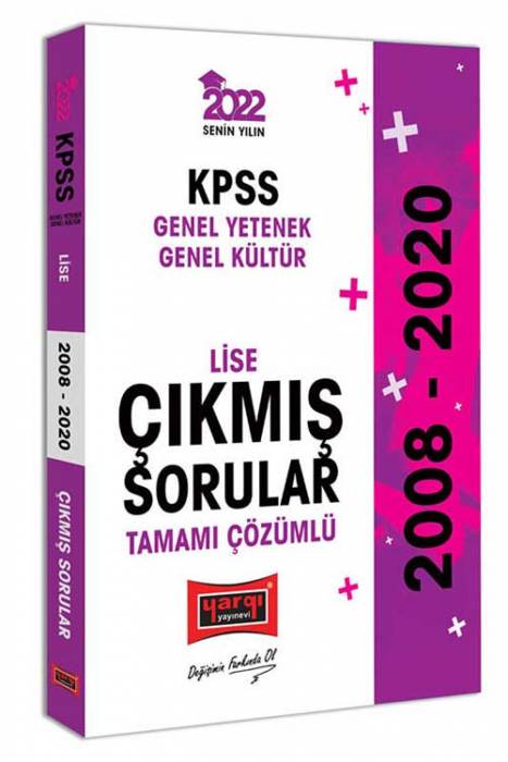 Yargı 2022 KPSS GY GK Lise Tamamı Çözümlü Çıkmış Sorular Yargı Yayınları