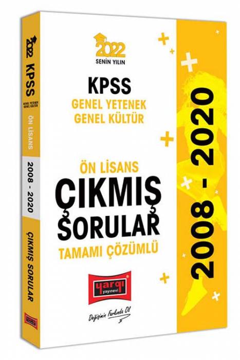 Yargı 2022 KPSS GY GK Ön Lisans Tamamı Çözümlü Çıkmış Sorular Yargı Yayınları