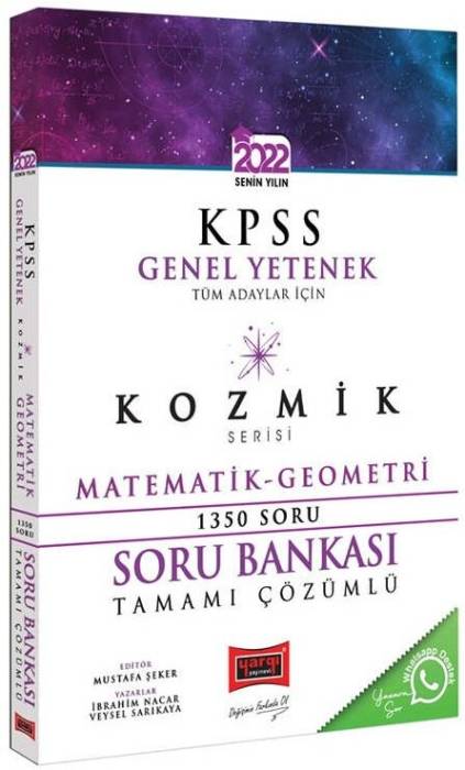 Yargı 2022 KPSS Matematik-Geometri Kozmik Serisi Soru Bankası Çözümlü Yargı Yayınları