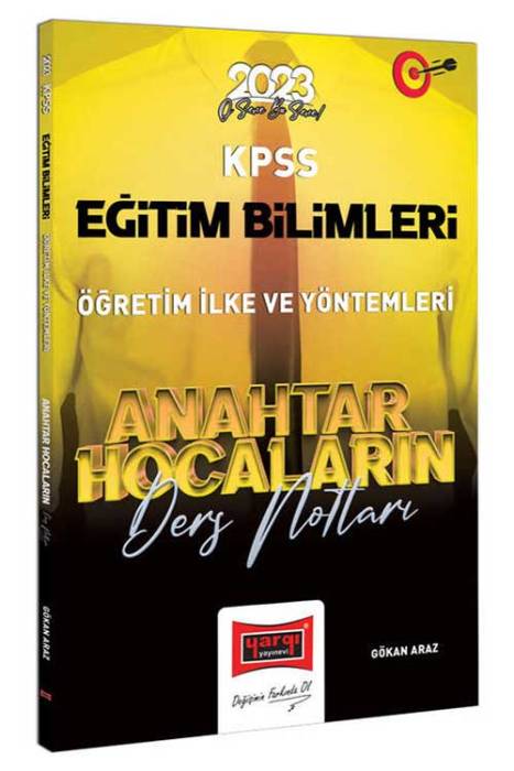 2023 KPSS Eğitim Bilimleri Anahtar Hocaların Öğretim İlke ve Yöntemleri Ders Notları Yargı Yayınları