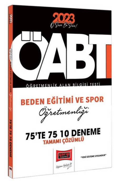 2023 KPSS ÖABT Beden Eğitimi ve Spor Öğretmenliği Tamamı Çözümlü 10 Deneme Sınavı Yargı Yayınları