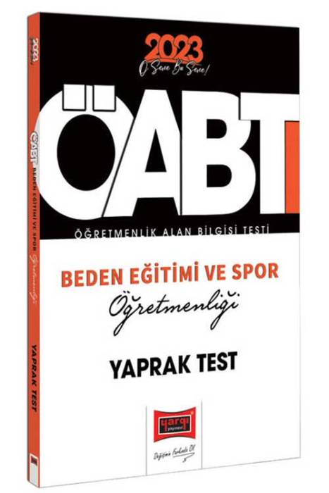 2023 KPSS ÖABT Beden Eğitimi Öğretmenliği ve Spor Öğretmenliği Yaprak Test Yargı Yayınları