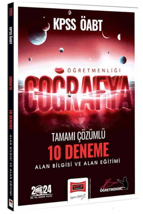 2024 ÖABT Coğrafya Öğretmenliği Tamamı Çözümlü 10 Deneme Yargı Yayınları