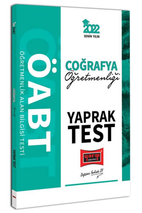 Yargı 2022 ÖABT Coğrafya Öğretmenliği Yaprak Test Yargı Yayınları