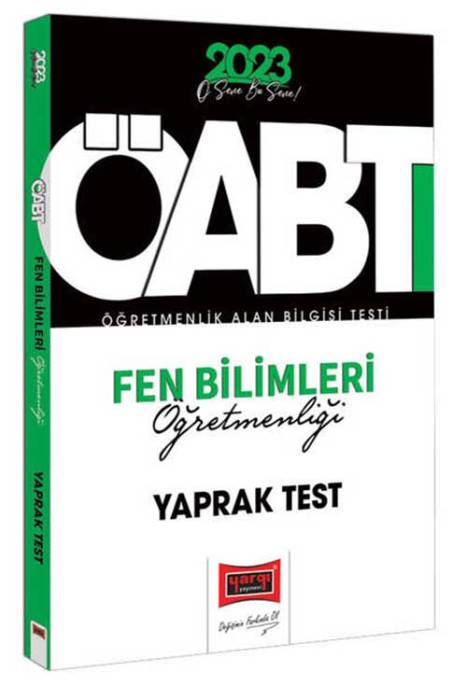 2023 KPSS ÖABT Fen Bilimleri Öğretmenliği Çek Kopart Yaprak Test Yargı Yayınları