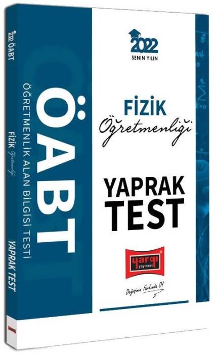 Yargı 2022 ÖABT Fizik Öğretmenliği Yaprak Test Yargı Yayınları