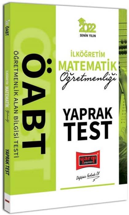 Yargı 2022 ÖABT İlköğretim Matematik Öğretmenliği Yaprak Test Yargı Yayınları