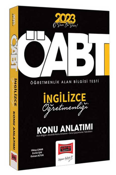 2023 KPSS ÖABT İngilizce Öğretmenliği Konu Anlatımı Yargı Yayınları