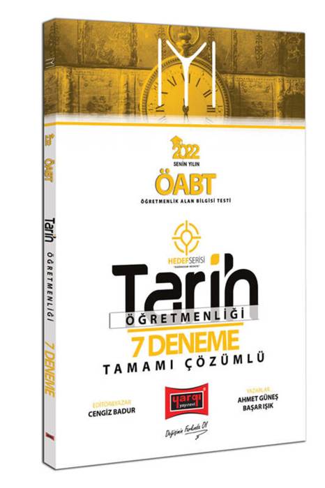 Yargı 2022 ÖABT IYI Hedef Serisi Tarih Öğretmenliği Tamamı Çözümlü 7 Deneme Yargı Yayınları