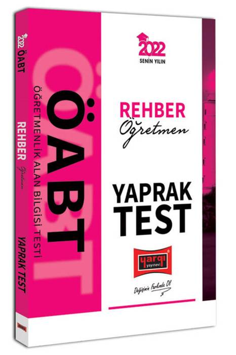 Yargı 2022 ÖABT Rehber Öğretmen Yaprak Test Yargı Yayınları