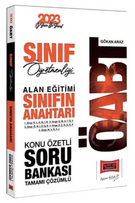 2023 ÖABT Sınıf Öğretmenliği Sınıfın Kilidi Alan Eğitimi Konu Anlatımlı Soru Bankası Çözümlü Yargı Yayınları