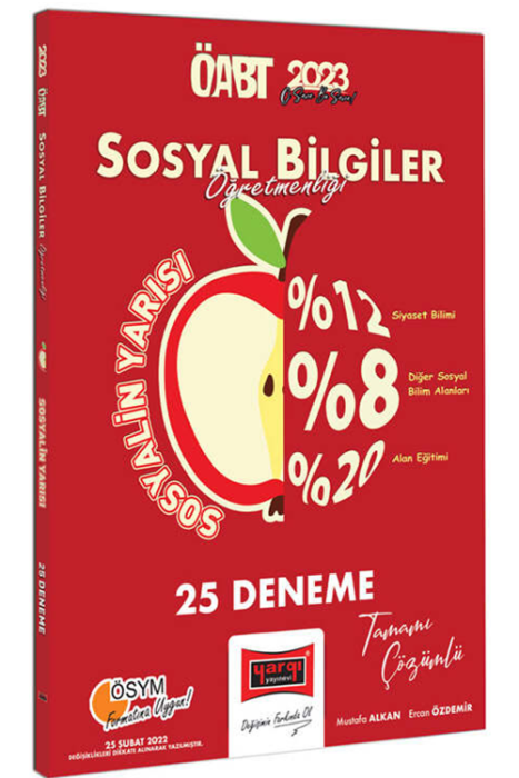 2023 ÖABT Sosyal Bilimler Öğretmenliği Tamamı Çözümlü 25 Deneme Yargı Yayınları