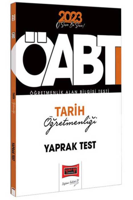  2023 KPSS ÖABT Tarih Öğretmenliği Çek Kopart Yaprak Test Yargı Yayınları