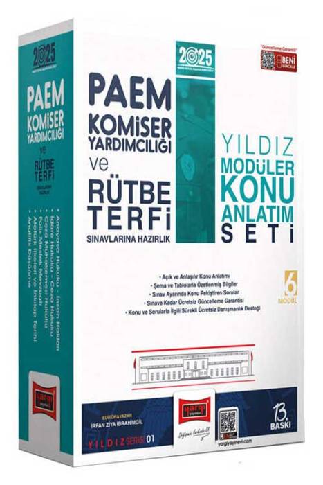 2025 PAEM Komiser Yardımcılığı ve Rütbe Terfi Sınavlarına Hazırlık Konu Anlatımlı Modüler Set Yargı Yayınları