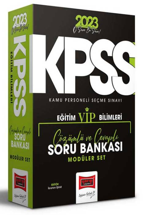 2023 KPSS Eğitim Bilimleri Tamamı Çözümlü VİP Modüler Soru Bankası Seti Yargı Yayınları