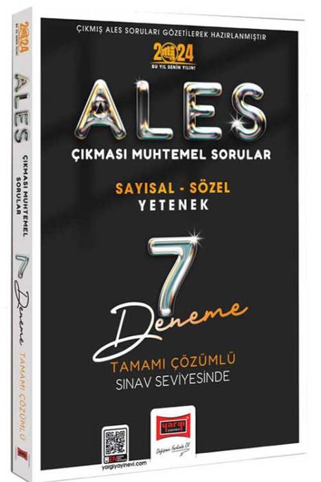 Yargı 2023 ALES Çıkması Muhtemel Sorular Tamamı Çözümlü 7 Deneme