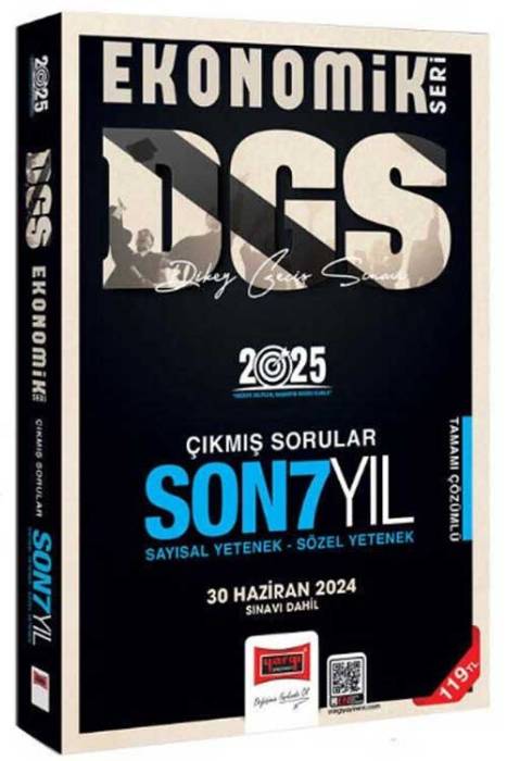 2025 DGS Ekonomik Seri Çıkmış Sorular Tamamı Çözümlü Son 7 Yıl (16 Temmuz 2023 Sınavı Dahil) Yargı Yayınları