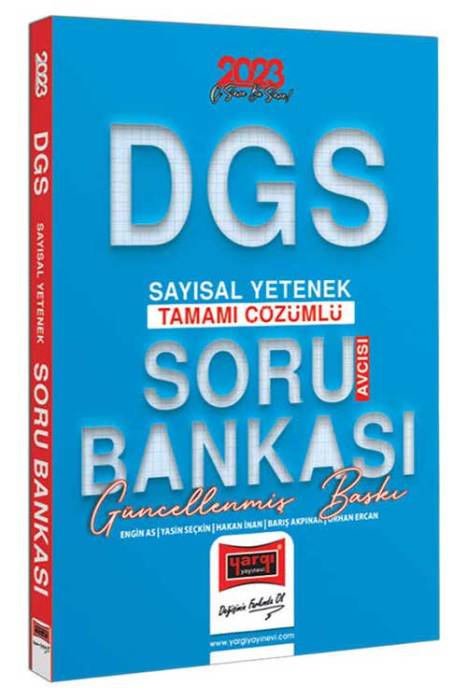 Yargı 2023 DGS Soru Avcısı Tamamı Çözümlü Sayısal Yetenek Soru Bankası