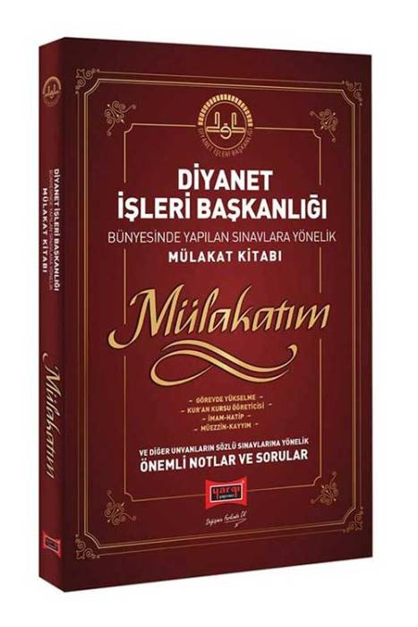 Yargı Diyanet İşleri Başkanlığı Bünyesinde Yapılan Sınavlara Yönelik Mülakat Kitabı Yargı Yayınları