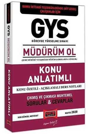 Yargı GYS Kamu İktisadi Teşebbüslerinde KİTlerde Çalışanlar İçin MÜDÜRÜM OL Konu Anlatımlı Yargı Yayınları