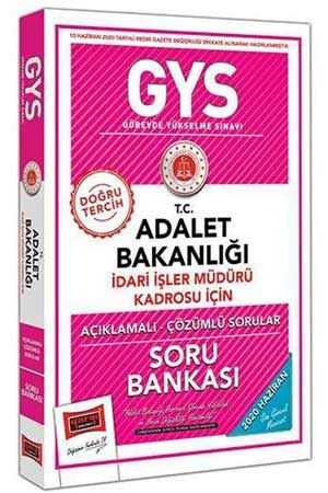 Yargı GYS T.C. Adalet Bakanlığı İdari İşler Müdürü Kadrosu İçin Açıklamalı Soru Bankası Yargı Yayınları