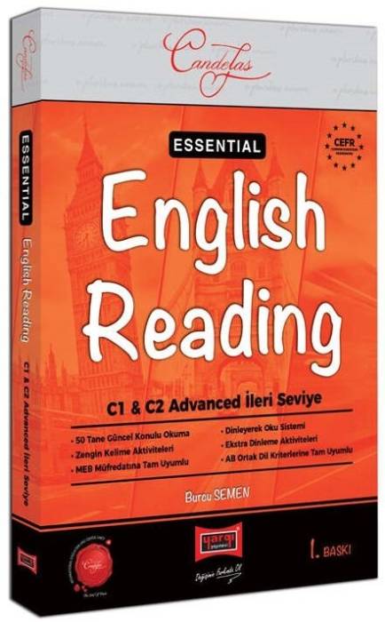 Yargı YDS Essential English Reading C1 ve C2 Advanced İleri Seviye - Burcu Semen Yargı Yayınları