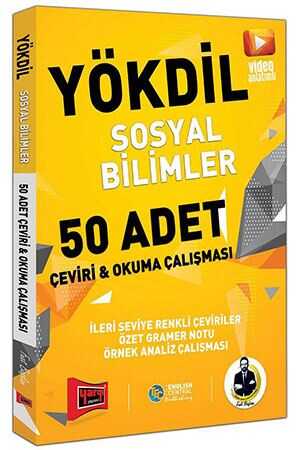 Yargı YÖKDİL Sosyal Bilimler 50 Adet Çeviri ve Okul Çalışması Yargı Yayınları