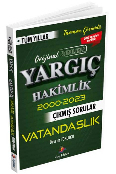 YARGIÇ Hakimlik Vatandaşlık Tüm Yıllar Çıkmış Sorular Dizgi Kitap Yayınları