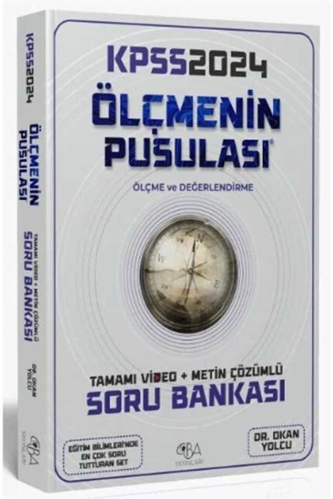 2024 KPSS Eğitim Bilimleri Ölçme ve Değerlendirmenin Pusulası Soru Bankası Video Çözümlü CBA Yayınları