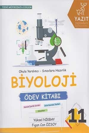 Yazıt 11. Sınıf Biyoloji Ödev Kitabı Yazıt Yayıncılık