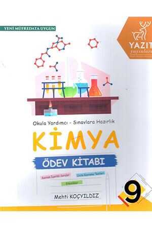 Yazıt 9. Sınıf Kimya Ödev Kitabı Yazıt Yayınları