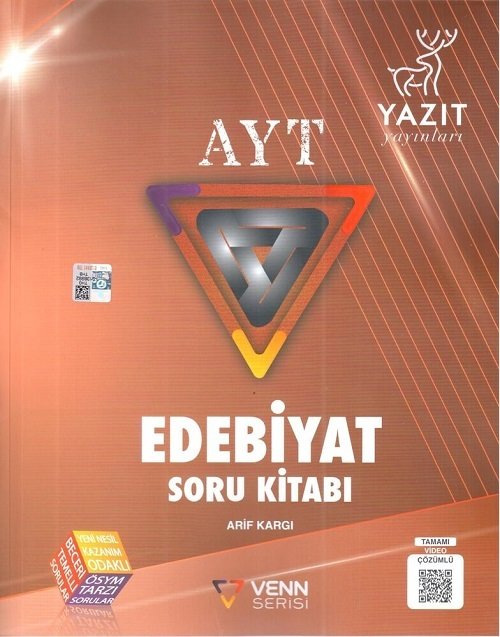 Yazıt YKS AYT Edebiyat Soru Kitabı Venn Serisi Yazıt Yayınları