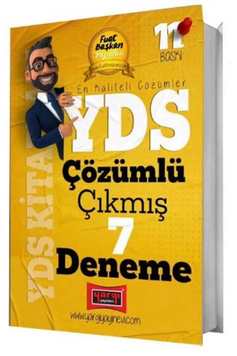 YDS Çözümlü Çıkmış 7 Deneme 11. Baskı Yargı Yayınları