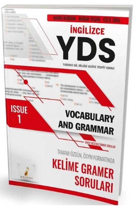 YDS İngilizce Issue 1 Kelime Gramer Soruları Pelikan Yayınevi