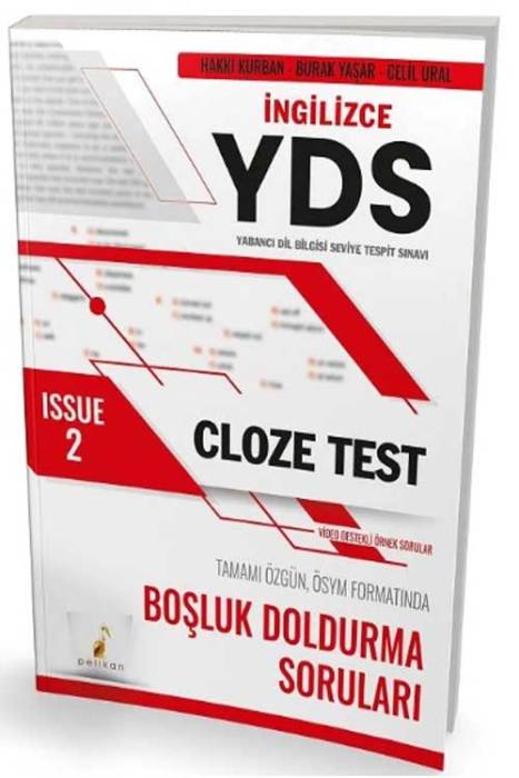 YDS İngilizce Issue 2 Boşluk Doldurma Soruları Pelikan Yayınevi