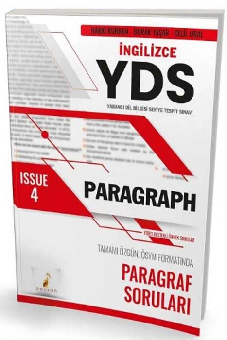 YDS İngilizce Issue 4 Paragraf Soruları Pelikan Yayınevi