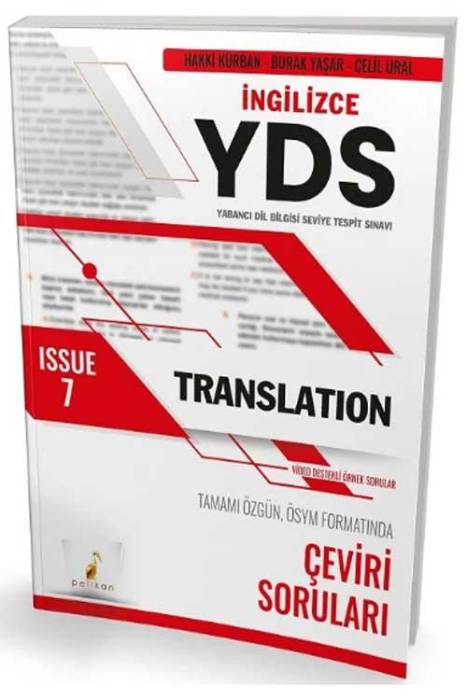 YDS İngilizce Issue 7 Çeviri Soruları Pelikan Yayınevi