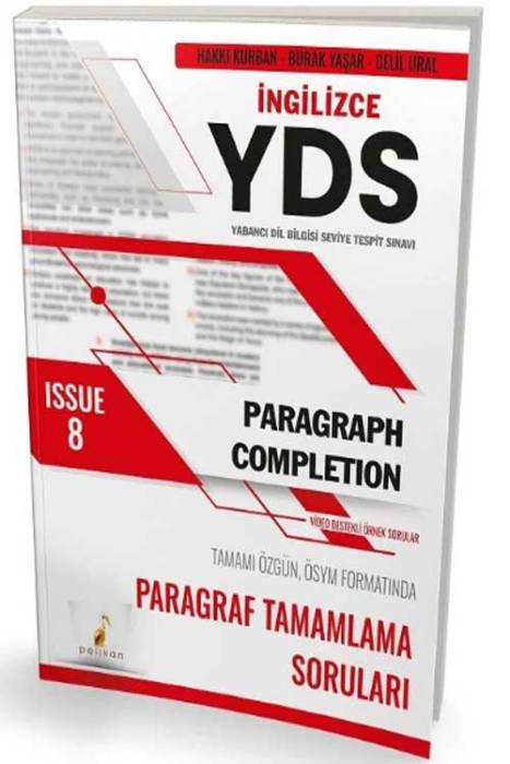 YDS İngilizce Issue 8 Paragraf Tamamlama Soruları Pelikan Yayınevi