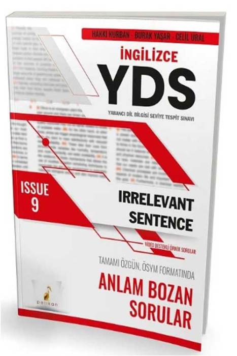 YDS İngilizce Issue 9 Anlamı Bozan Sorular Pelikan Yayınevi