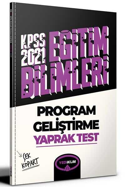 Yediiklim 2021 KPSS Eğitim Bilimleri Program Geliştirme Çek Kopart Yaprak Test Yediiklim Yayınları