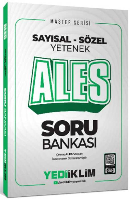 2025 ALES Sayısal Sözel Yetenek Tamamı Çözümlü Soru Bankası Yediiklim Yayınları