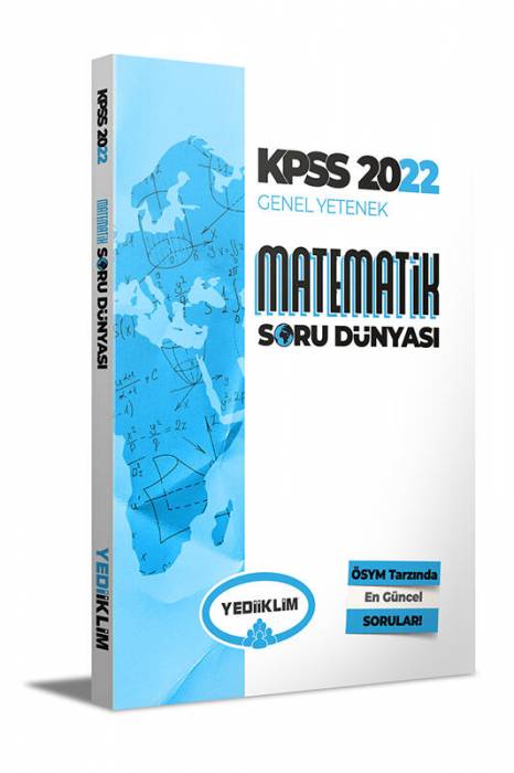 Yediiklim 2022 KPSS Genel Yetenek Matematik Soru Dünyası Yediiklim Yayınları