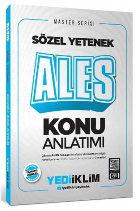 2025 ALES Master Sözel Yetenek Konu Anlatımı Yediiklim Yayınları