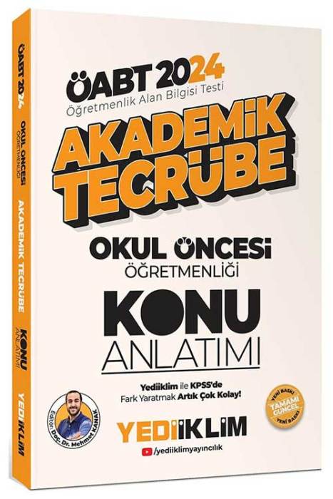 2024 ÖABT Akademik Tecrübe Okul Öncesi Öğretmenliği Konu Anlatımı Yediiklim Yayınları