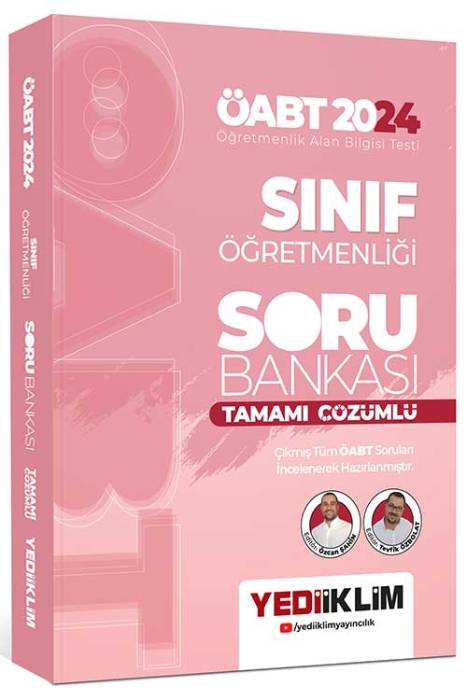 2024 ÖABT Sınıf Öğretmenliği Tamamı Çözümlü Soru Bankası Yediiklim Yayınları