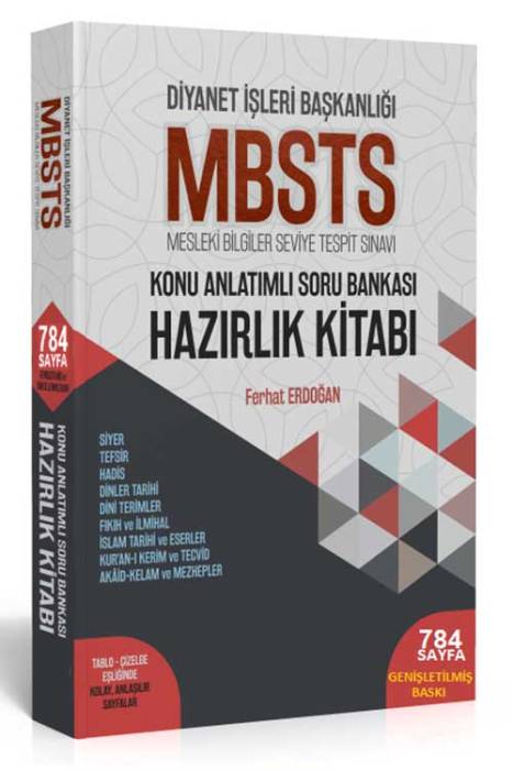 MBSTS Konu Anlatımlı Soru Bankası Hazırlık Kitabı Ferhat Erdoğan Yayınları