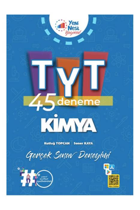 Yeni Nesil TYT Kimya 45 Deneme Sınavı Yeni Nesil Yayınları