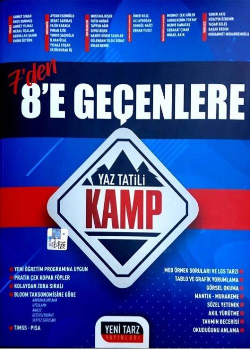 Yeni Tarz 7 Den 8 e Geçenlere Yaz Tatili Kamp Yeni Tarz Yayınları